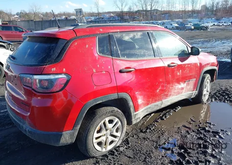 2018 Jeep Compass Sport 4X4 z USA, uszkodzony, nr VIN 3C4NJDAB0JT191059